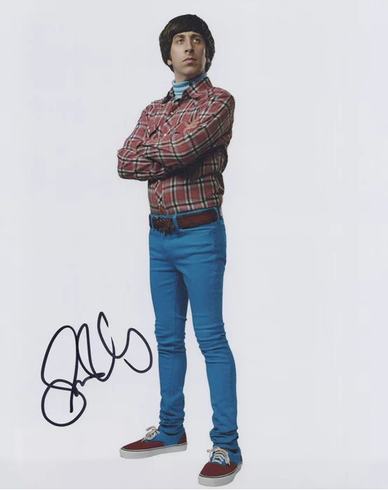 Simon Helberg autograph