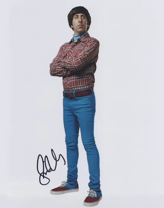 Simon Helberg autograph