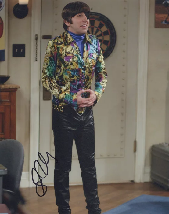 Simon Helberg autograph