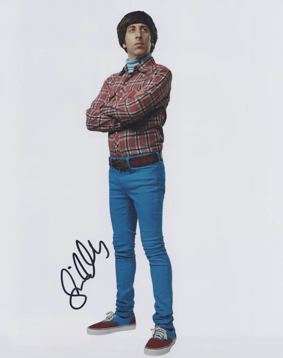 Simon Helberg autograph