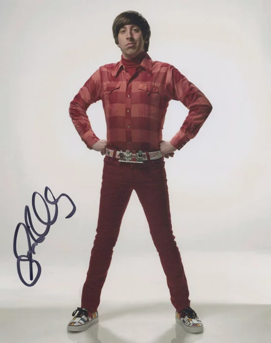 Simon Helberg autograph