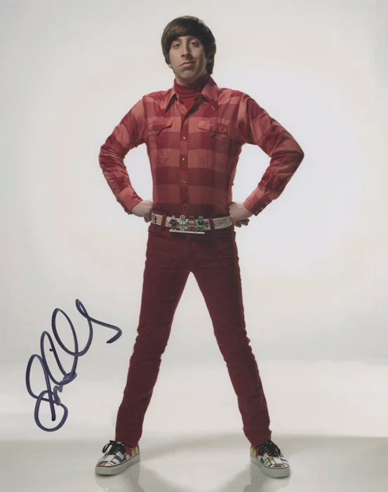 Simon Helberg autograph