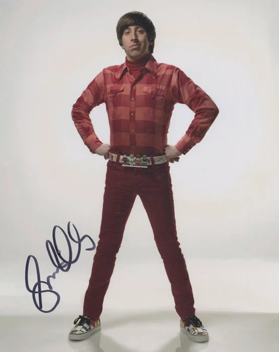 Simon Helberg autograph