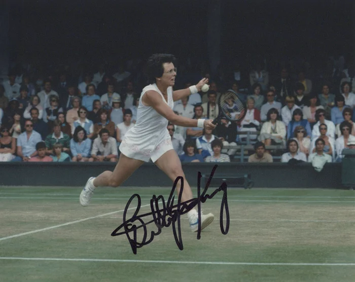 Billy Jean King autograph
