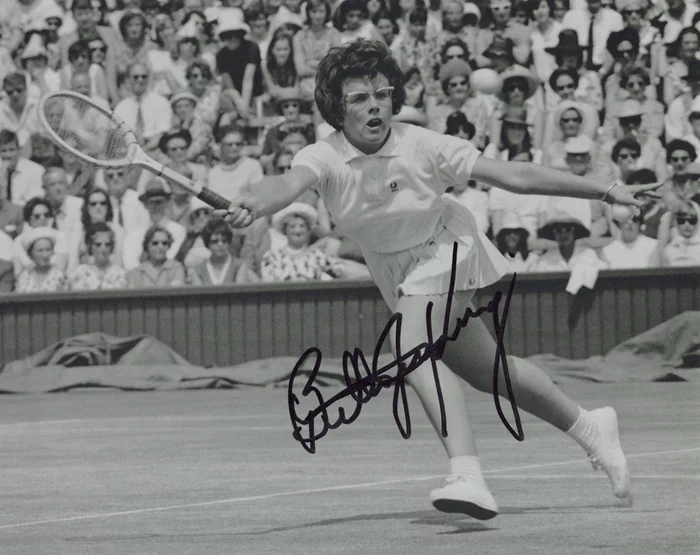 Billie Jean King autograph