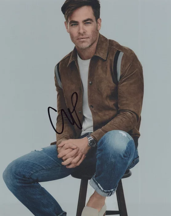 Chris Pine autograph