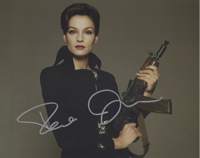 Famke Janssen autograph