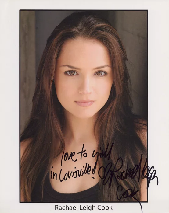 Rachael Leigh Cook autograph