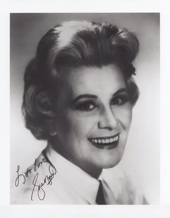 Rose Marie autograph