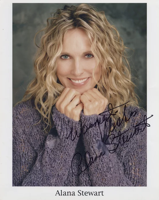 Alana Stewart autograph