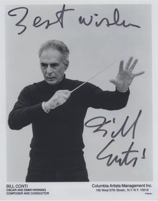Bill Conti autograph