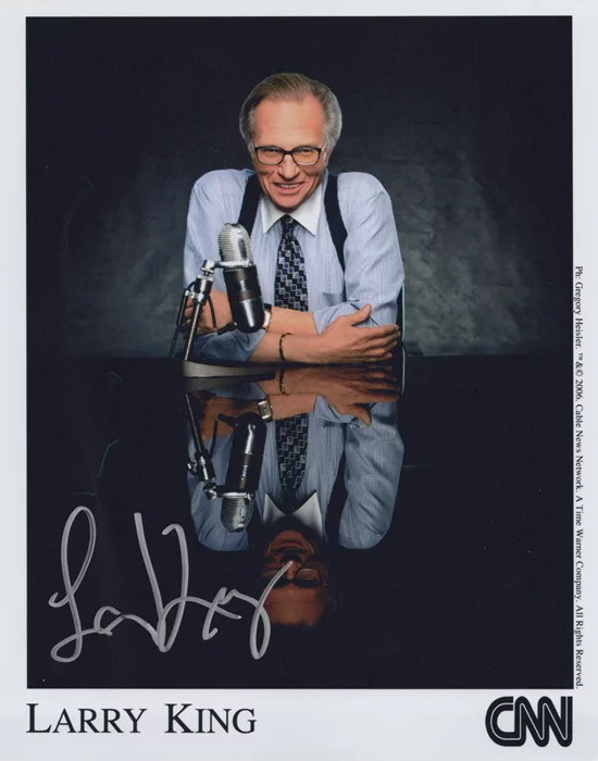 Larry King autograph