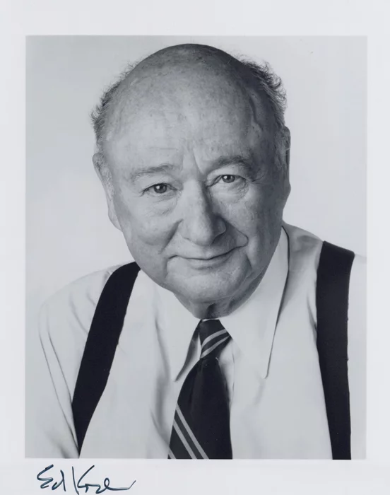 Ed Koch autograph