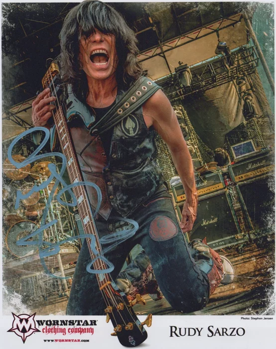 Rudy Sarzo autograph