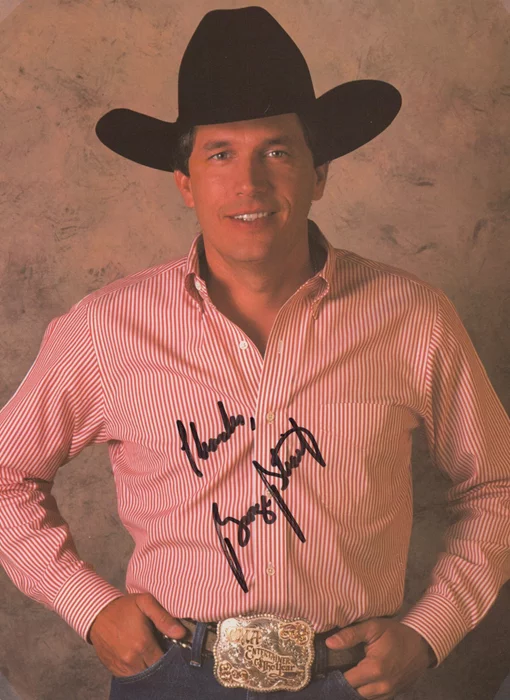 George Strait autograph