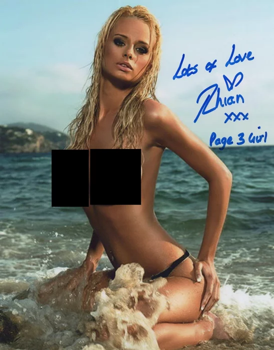 Rhian Sugden autograph