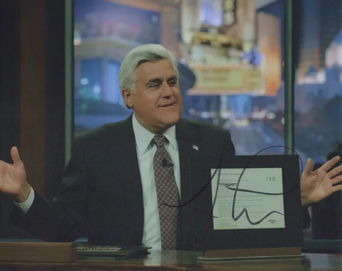 Jay Leno autograph