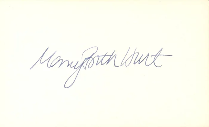 Mary Beth Hurt autograph