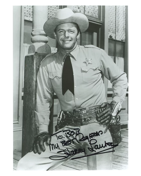 Harry Lauter autograph