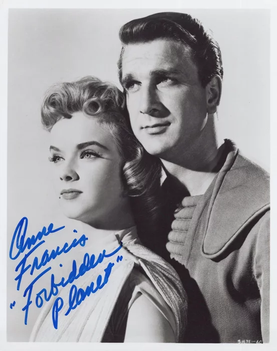Anne Francis autograph