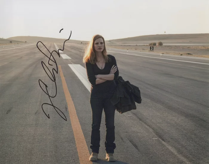 Jessica Chastain autograph