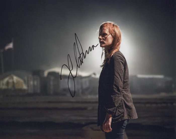 Jessica Chastain autograph