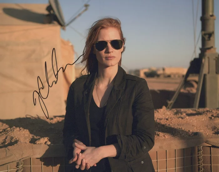 Jessica Chastain autograph