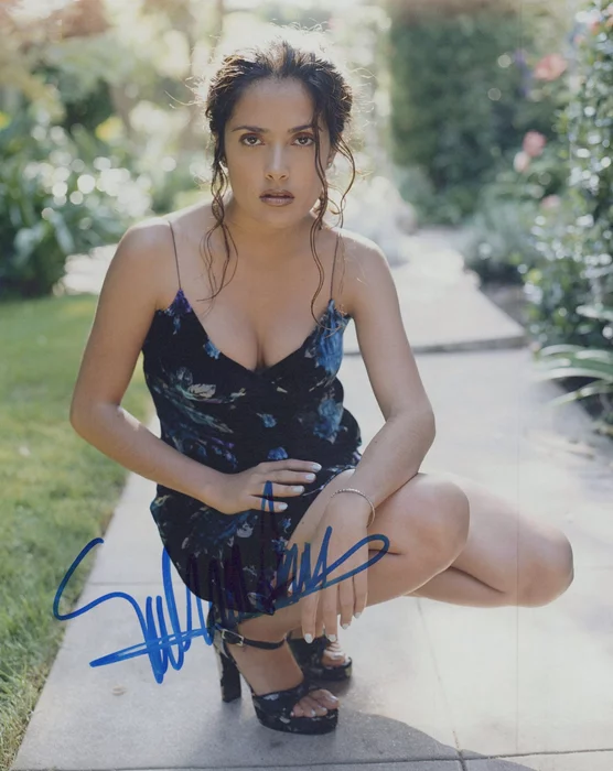 Salma Hayek autograph
