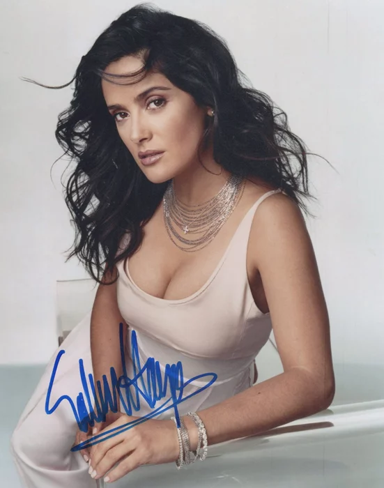 Salma Hayek autograph