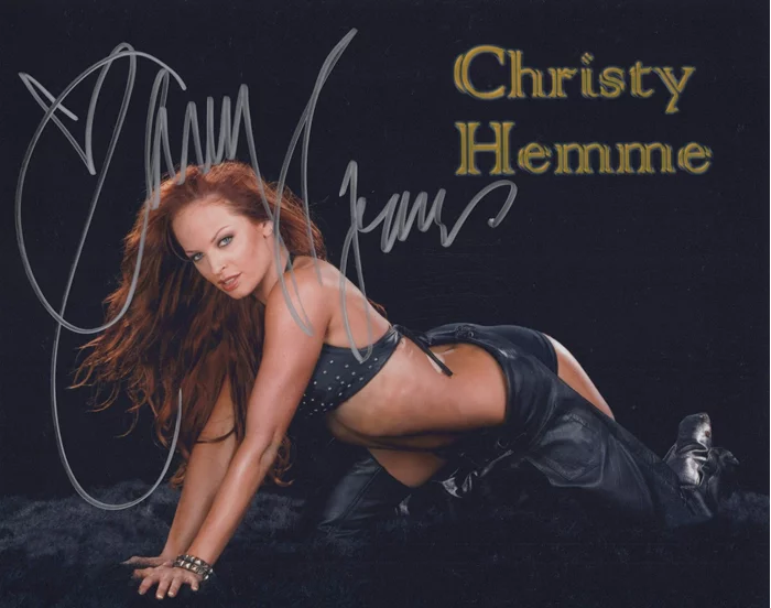 Christy Hemme autograph