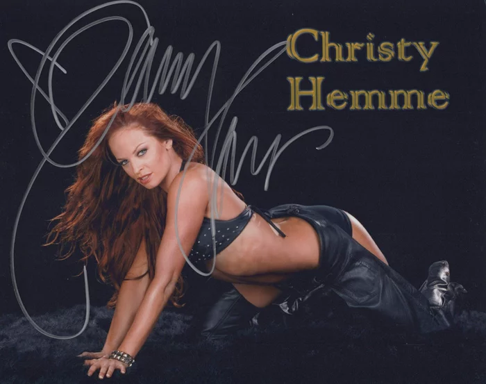 Christy Hemme autograph