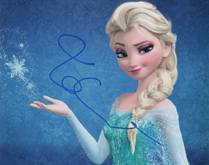 Idina Menzel autograph