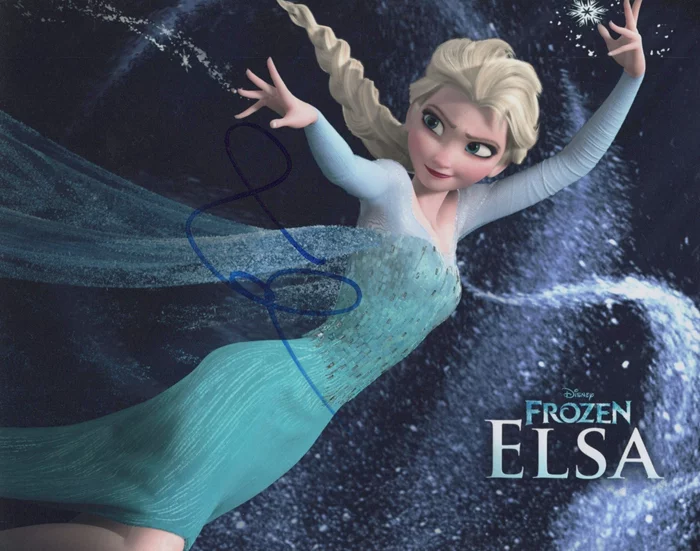 Idina Menzel autograph