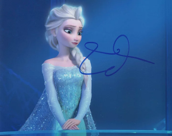 Idina Menzel autograph