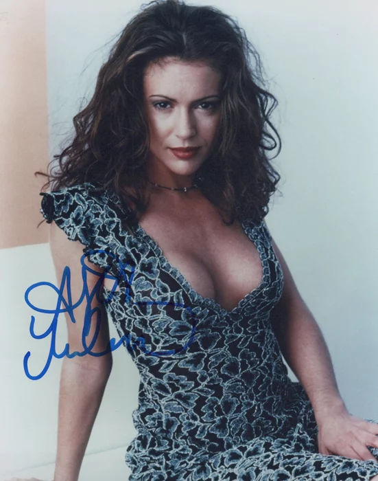 Alyssa Milano autograph