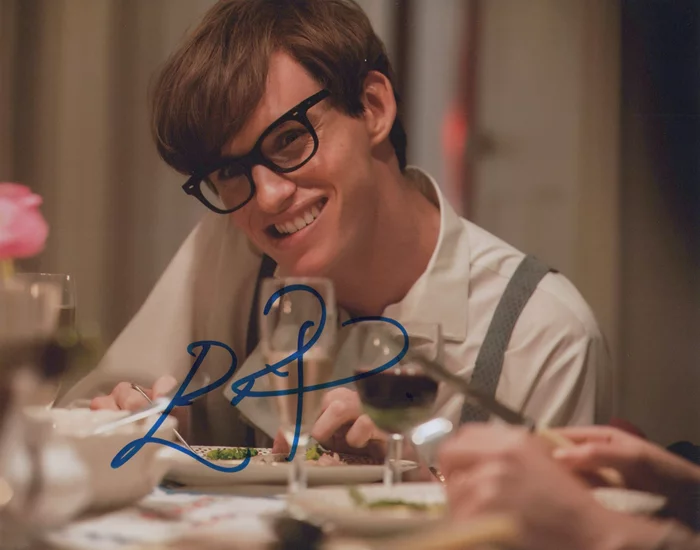 Eddie Redmayne autograph