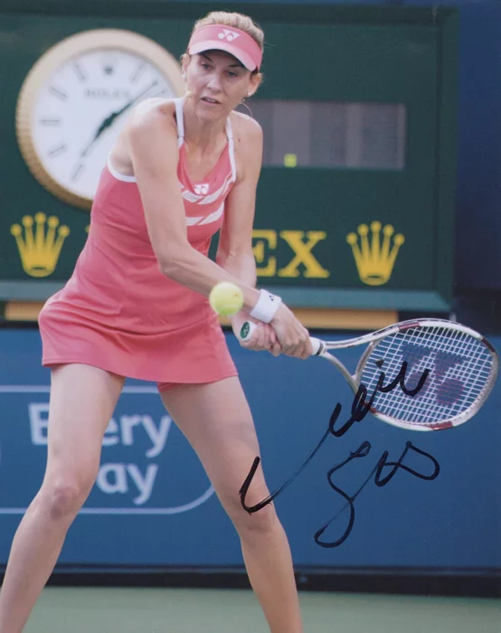 Monica Seles autograph