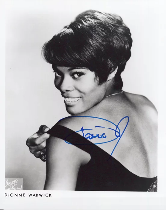 Dionne Warwick autograph
