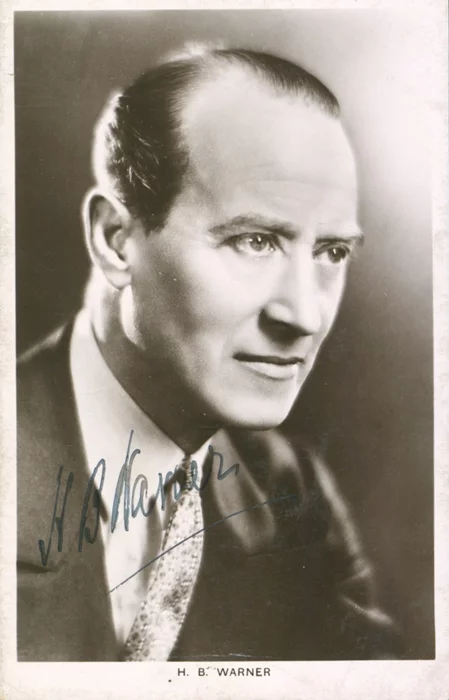 H.B. Warner autograph
