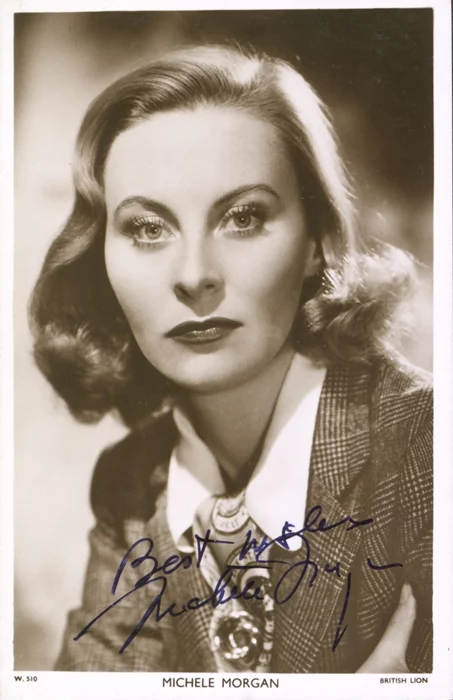 Michele Morgan autograph