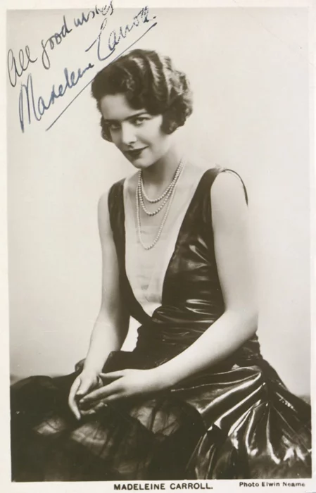 Madeleine Carroll autograph