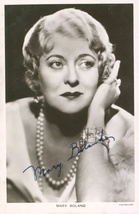 Mary Boland autograph