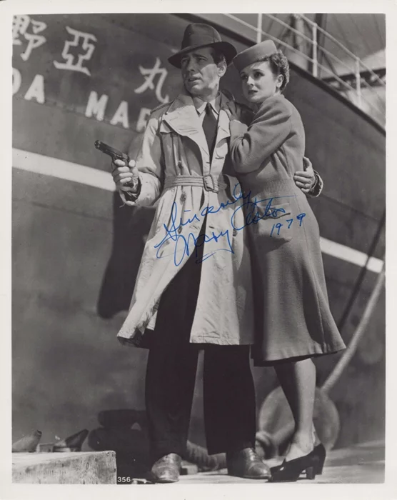 Mary Astor autograph