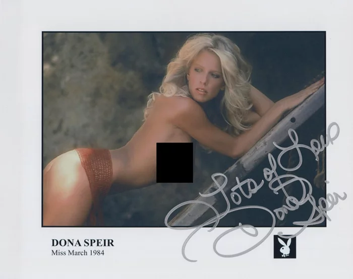 Dona Speir autograph