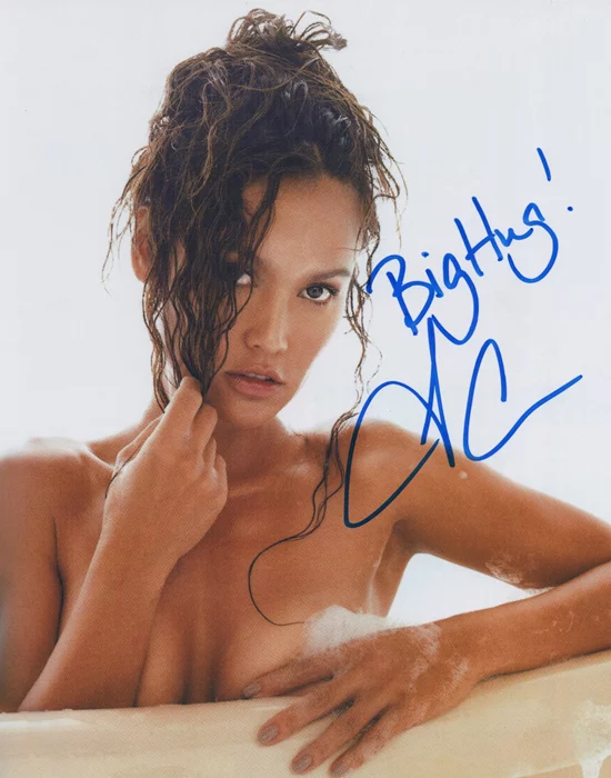 Tia Carrere autograph