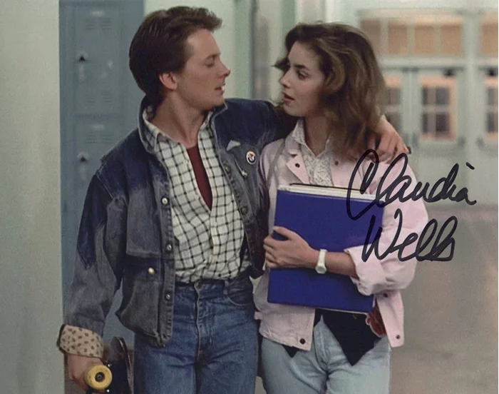 Claudia Wells autograph