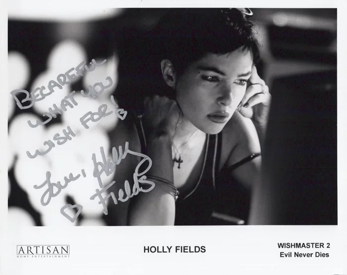 Holly Fields autograph