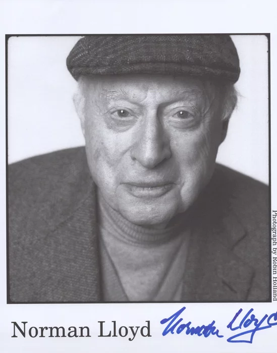 Norman Lloyd autograph