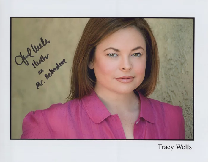Tracy Wells autograph