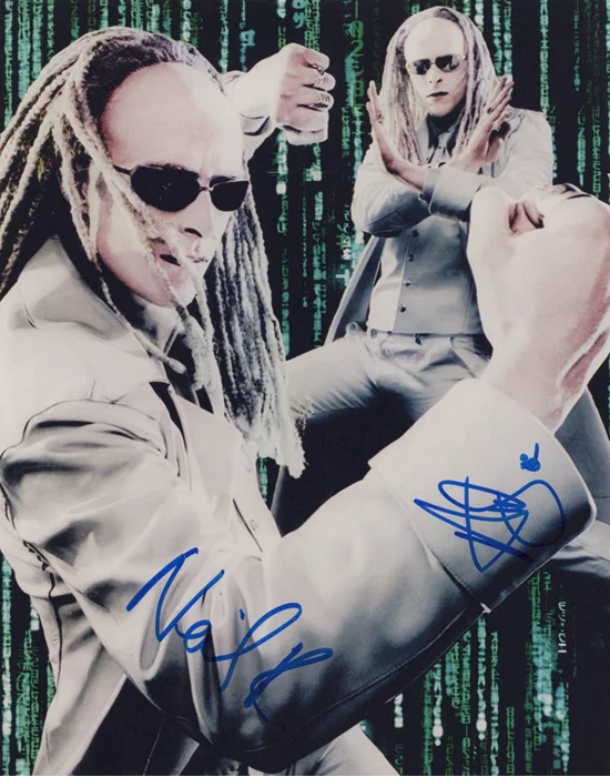 Matrix Reloaded autograph